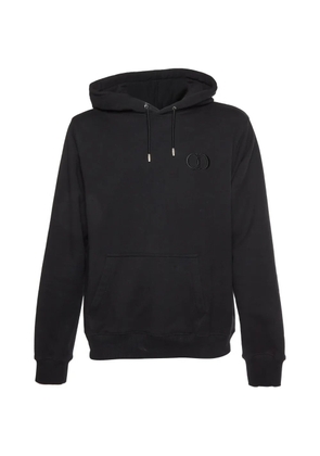 Christian Dior Pre-Owned logo-embroidered hoodie - Black