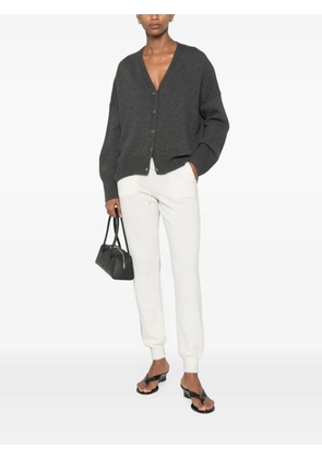 SERGIO MORETTI FIRENZE V-neck button-up cardigan - Grey