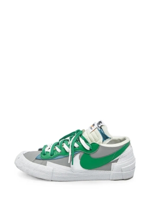Nike Vintage x Sacai Blazer lace-up leather sneakers - Grey