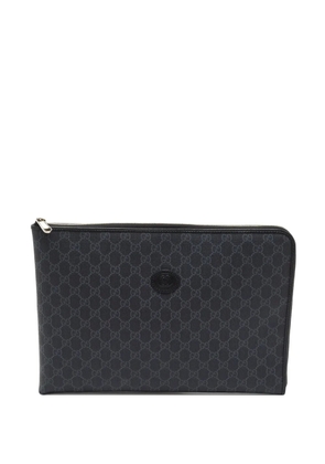 Gucci Pre-Owned GG Supreme document case - Black
