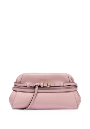Moschino belt-detail clutch bag - Pink