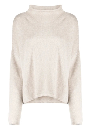 Lisa Yang mock-neck cashmere jumper - Neutrals