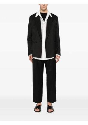 Costumein pleated-design trousers - Black