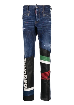 DSQUARED2 mid-rise slim-cut jeans - Blue
