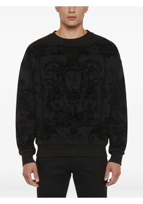 Dolce & Gabbana Pre-Owned Baroque-logo sweatshirt - Black