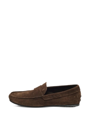 Tod's Vintage Gommino suede penny loafers - Brown