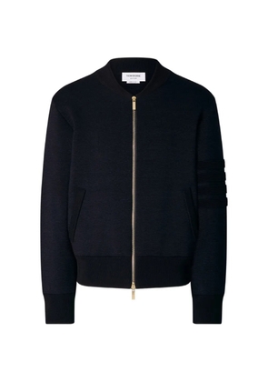 Thom Browne 4-Bar Ottoman Milano-stitch bomber jacket - Blue