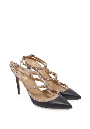 Valentino Garavani Pre-Owned Rockstud caged pumps - Neutrals