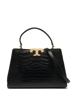 Tory Burch Eleanor croc-embossed top handle bag - Black
