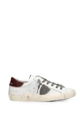 Philippe Model Paris PRSX low leather sneakers - White