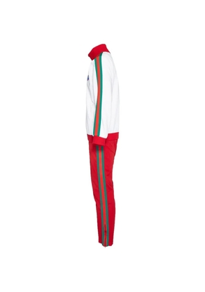 Gucci Pre-Owned x Adidas Web jersey tracksuit - Red