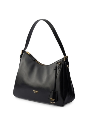 Prada Aimée medium leather shoulder bag - Black