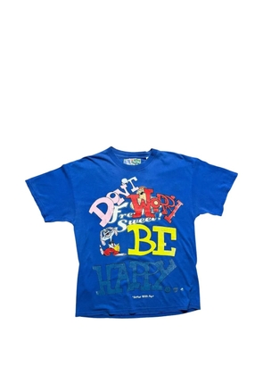Better with Age graphic-print T-shirt - Blue