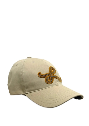 LOEWE L patch cotton cap - Neutrals