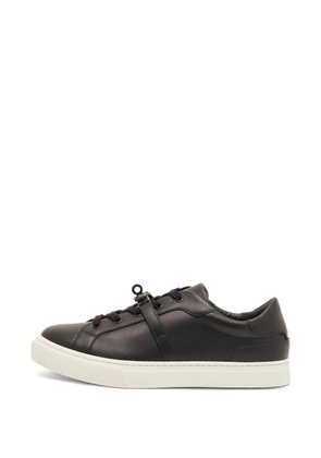 Hermès Pre-Owned Day Kelly buckle low top sneakers - Black