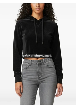 Dolce & Gabbana Pre-Owned logo-waistband hoodie - Black