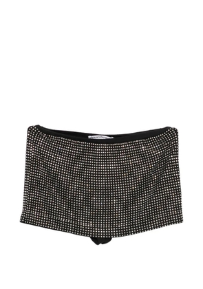 Alexander Wang crystal-embellished shorts - Black
