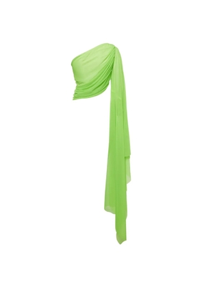 Norma Kamali Vintage Diana ruched top - Green