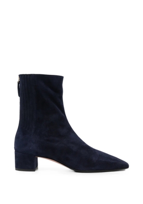 Aquazzura Saint Honoré suede ankle boots - Blue