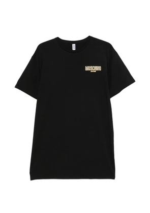 Moschino logo-print T-shirt - Black