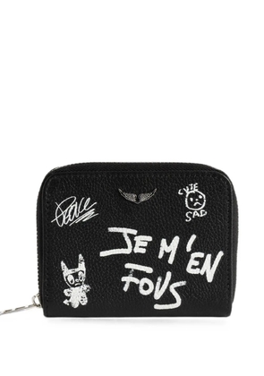 Zadig&Voltaire mini ZV Arty Tag wallet - Black