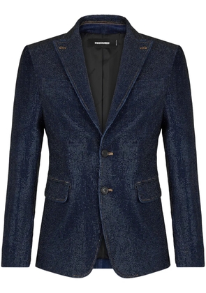 DSQUARED2 single-breasted denim blazer - Blue