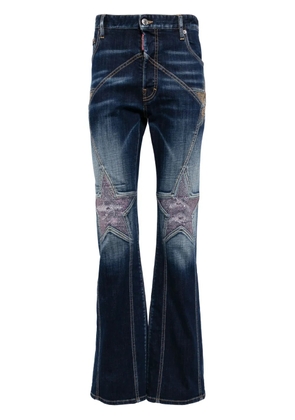 DSQUARED2 Super Star rhinestone-embellished jeans - Blue