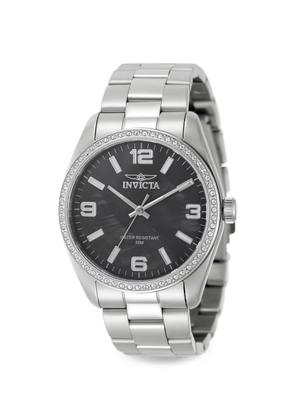 Invicta Specialty crystal-embellishment 38mm watch - Black