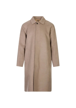 Kiton concealed-front coat - Neutrals
