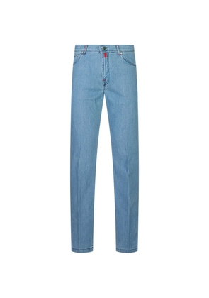Kiton straight-leg jeans - Blue