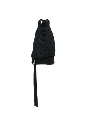 De La Vali Vida ruched-detail mini dress - Black