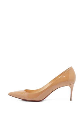 Christian Louboutin Pre-Owned So Kate patent leather pumps - Neutrals