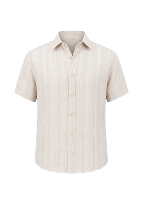 Pya stripe-pattern short-sleeve shirt - Neutrals