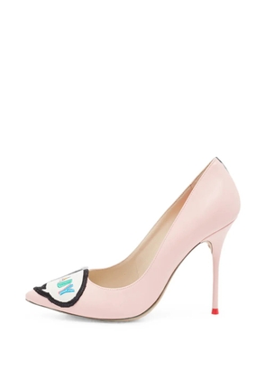 Sophia Webster Boss Lady pointed-toe pumps - Pink