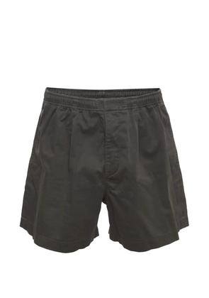 Hermès Pre-Owned elasticated-waist pleated shorts - Grey