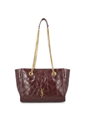 Saint Laurent chevron-quilted leather tote bag - Red