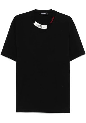 DSQUARED2 logo-embroidered T-shirt - Black
