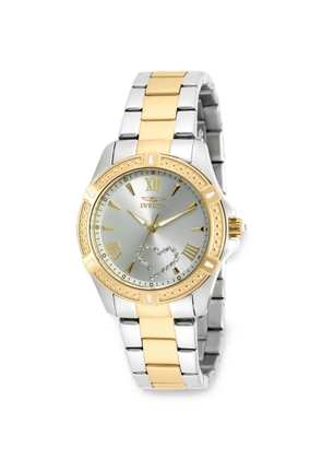 Invicta Angel heart-motif 34.5mm watch - Silver