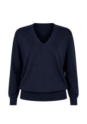 PATRICK ASSARAF relaxed-fit V-neck sweatshirt - Blue