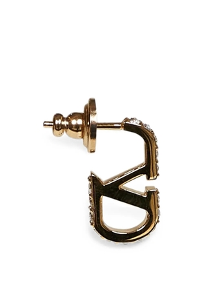 Valentino Garavani VLogo Signature crystal-embellished earrings - Gold