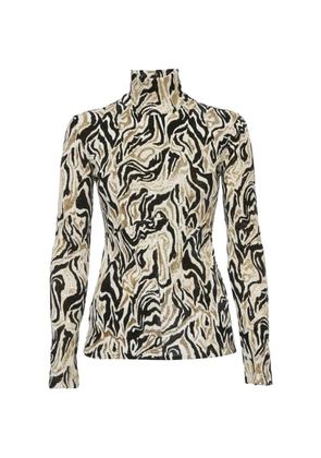 Paco Rabanne Pre-Owned Lurex velvet top - Neutrals