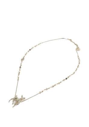 CHANEL Pre-Owned CC deer necklace - Gold