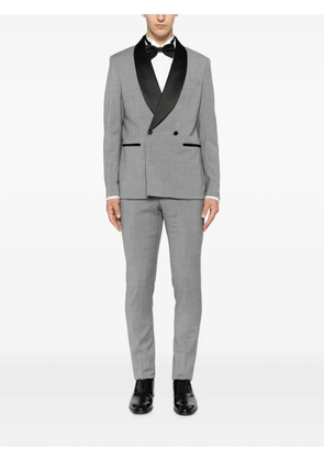 Manuel Ritz shawl-lapel double-breasted suit - Grey