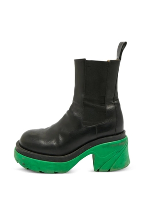 Bottega Veneta Pre-Owned Tire platform Chelsea boots - Black
