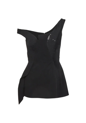 Stella McCartney Pre-Owned Dixie asymmetric peplum top - Black