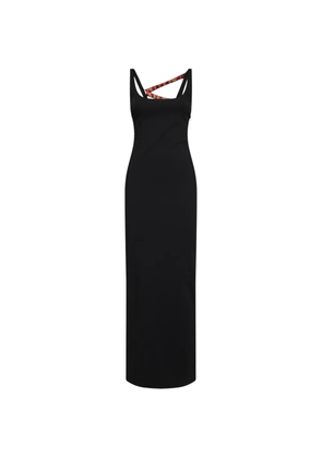 PUCCI printed-strap open-back maxi dress - Black