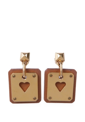 Hermès Pre-Owned As de Coeur earrings - Gold