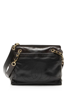 CHANEL Pre-Owned 1994-1996 Interlocking CC tote bag - Brown