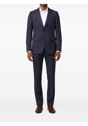 Gucci Pre-Owned Horsebit pinstripe-pattern suit - Blue