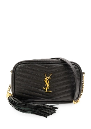 Saint Laurent Pre-Owned Lou Mini chain shoulder bag - Black